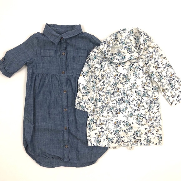 Old Navy Other - Old Navy chambray shirt dress and floral tunic